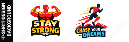 Chase your dreams motivational sports t shirt design graphic