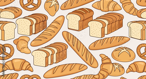 Variety of Breads on Display.