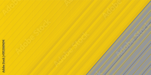 Yellow and Ultimate Gray Random Rectangle Pattern Background. 2021 Color of the Year. Overlapping Irregular 3D Texture. Glowing Gradient Low Poly Surface
