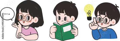 STUDENT BOY AND GIRL EDUCATION.eps