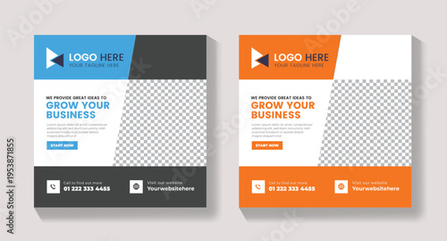 Modern Social Media Post Template,  Exclusive Business Flyer Template , Print Ready	

