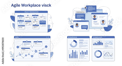 Agile Workplace Visualization and Strategy Elements.