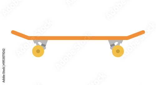 vector illustration skateboard deck. flat cartoon style for skate, street, sport, youth, and urban lifestyle designs.