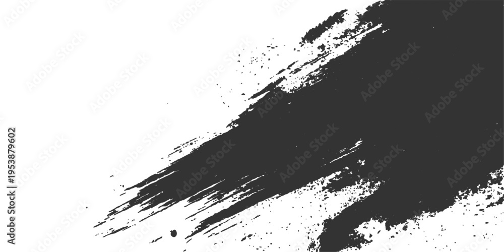 Obraz premium Expressive strokes of paint create a textured and captivating brushstroke design, a perfect artistic touch for your creative project. 