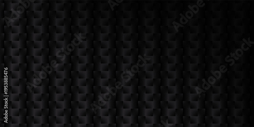 3D Vector Rectangle Blocks Conceptual Tech Dark Gray Abstract Background. Science Technology Three Dimensional Tetragonal Structure Sci-Fi Darkness Wallpaper. Clear Blank Subtle Textured Backdrop