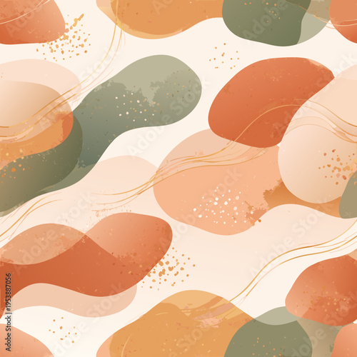 seamless pattern with sea shells