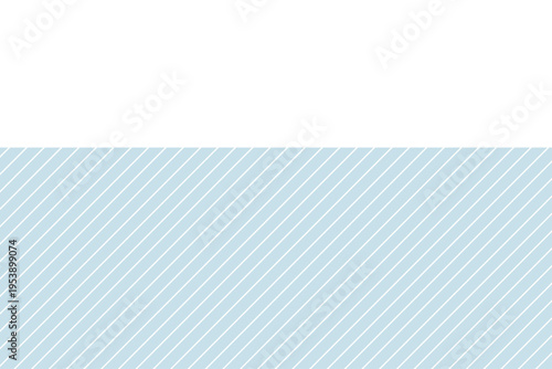 上部コピースペース付きの水色斜めストライプ背景 シンプルな見出しフレーム素材