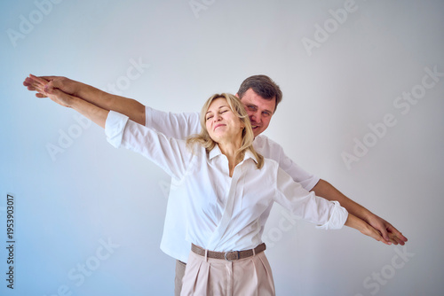 portrait of a beautiful middle-aged couple