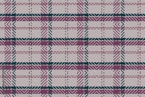 Color twill scotland textile seamless pattern. Fabric texture check tartan plaid. Abstract geometric background for cloth, card, fabric. Monochrome graphic repeating design. Modern squared ornament.