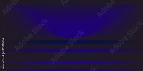 Abstract gradient podium background. blue empty 3d studio backdrop. Clean scene for product presentation mockup template. Vector illustration.