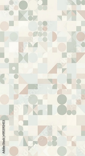 Geometric Mosaic Pattern.