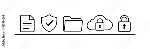 Secure document workflow and professional records management ensuring compliance, traceability, and controlled access to important business files, document file, shield checkmark