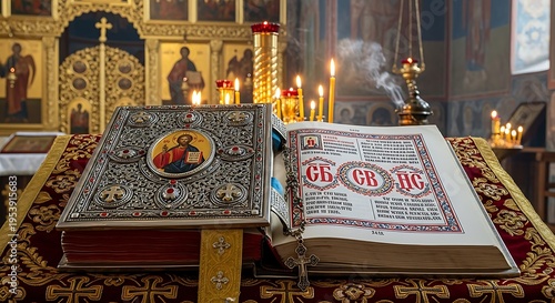 Church open book.
