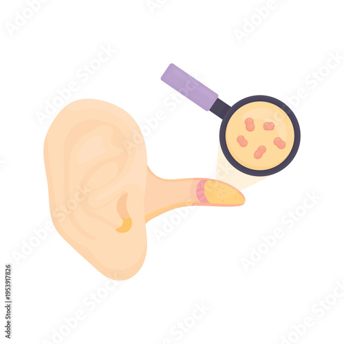 Otitis media caused by streptococcus pneumoniae. Hearing problems. Consult an ENT specialist.