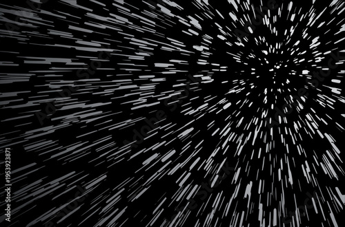 Space motion stars background design, high speed across the galaxy, star motion speed scene
