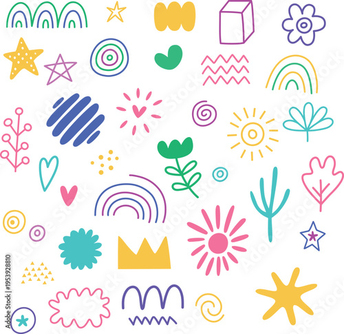 Traditional Hindu ceremonial kalash with marigold garlands and flowing orange cloth decorative festive religious vector illustration isolated on white background