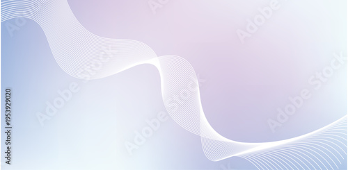 White abstract flowing mesh soft wave background design