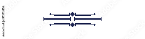 Graphic user interface element design against black background