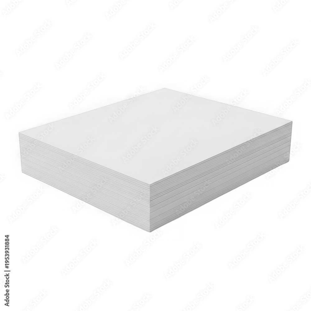 Fototapeta premium A stack of white paper