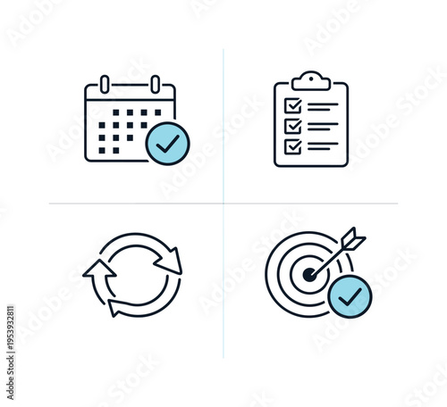 Structured project management workflow showing how teams organize tasks, track milestones, and maintain clarity across different stages of work in a professional environment