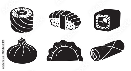 Sushi and sashimi pieces