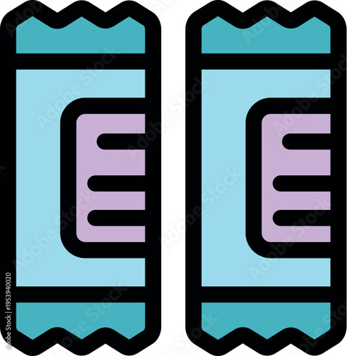 Wet wipes pack icons representing cleaning, hygiene, disinfection, freshness, and personal care products