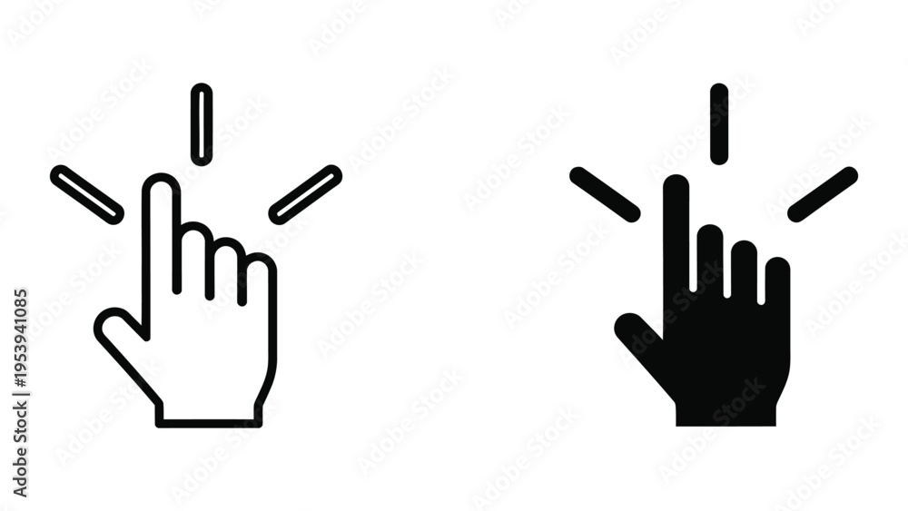 Fototapeta premium hand gesture comparison yes and no decision making flat design vector illustration