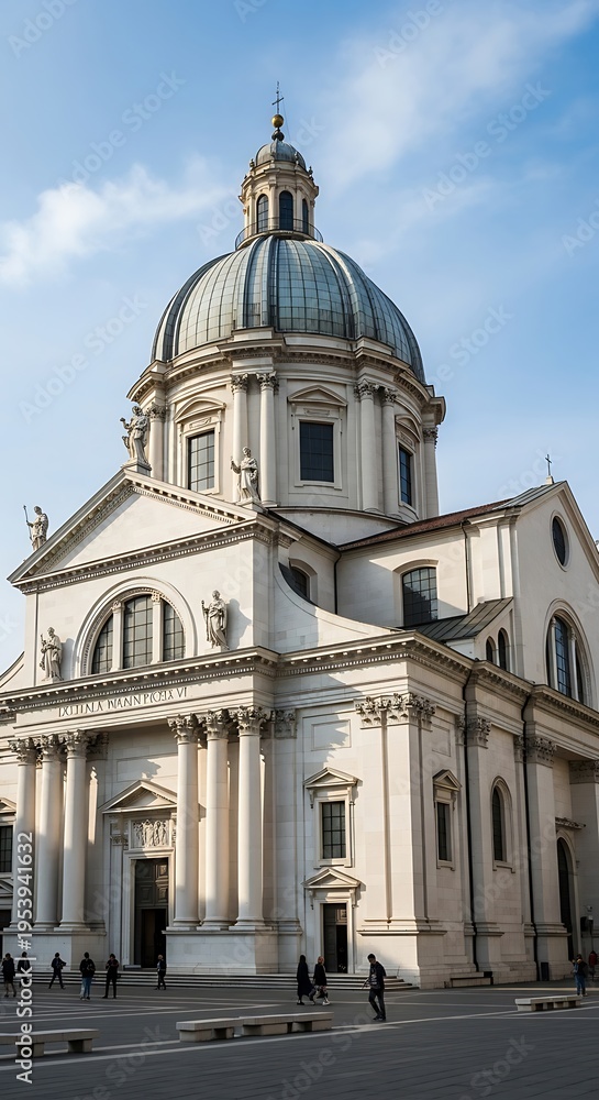 Fototapeta premium Rome Church Facade.