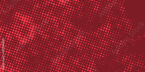 Contemporary halftone design with scattered circular dots, perfect for digital, print, and graphic projects.