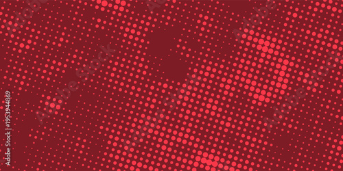 Eye-catching red abstract background with gradient dot distribution, delivering a strong and stylish visual impact.