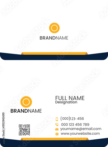 Printready abstract corporate business card design for marketing manager