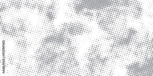 Subtle halftone texture with varying dot sizes on a light background, perfect for clean and elegant designs.