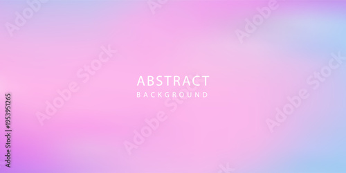 Fluid gradient background. Blurred wave pastel color purple, pink, blue, white. Vector illustration