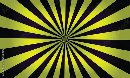 Dynamic yellow green and dark purple radial rays pattern for energetic presentations