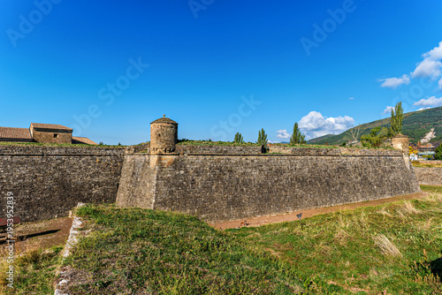 Saint Peter's Castle, Citadel of Jaca, 16th Century star-shaped Fortress, National Heritage Site, Jaca, Huesca, Spain