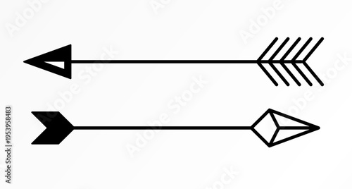 Pfeile, Pfeil. Symbol, Icon, Vektor