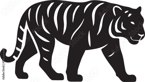 Black animals silhouette