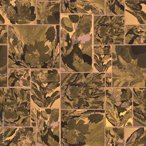 grunge background design Geometric batik creative design seamless floral pattern repeat pattern fabric print design dark colour background texture 