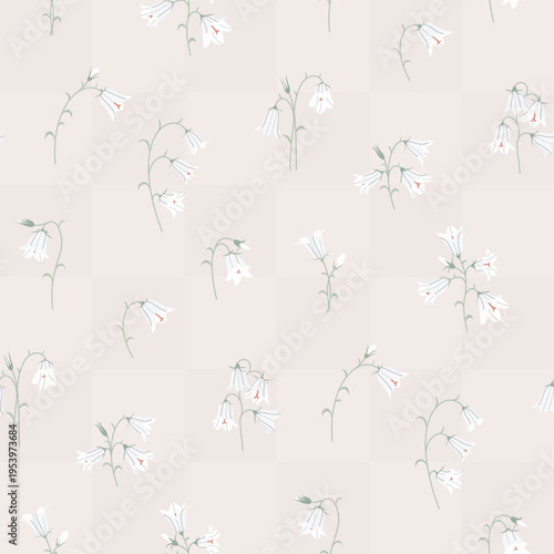 Flower pattern, ditsy Seamless floral pattern, small little flower background. Flower repeat pattern. fabric print,  surface design. Ditsy floral for home textile, wallpaper, fabric, fashion. Vector