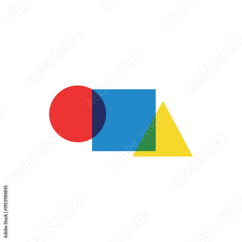 Free Download Colorful Geometric Shapes Overlapping Each Other. - GFXLoad