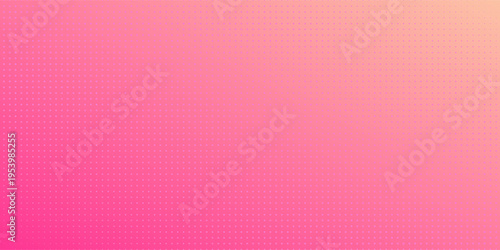 Modern Pink orange polka dots gradient halftone background. Pop art cartoon dot texture with comic graphic design, dotted ecology