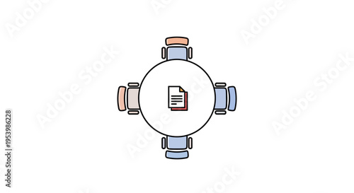 a meeting room with laptops around a table.