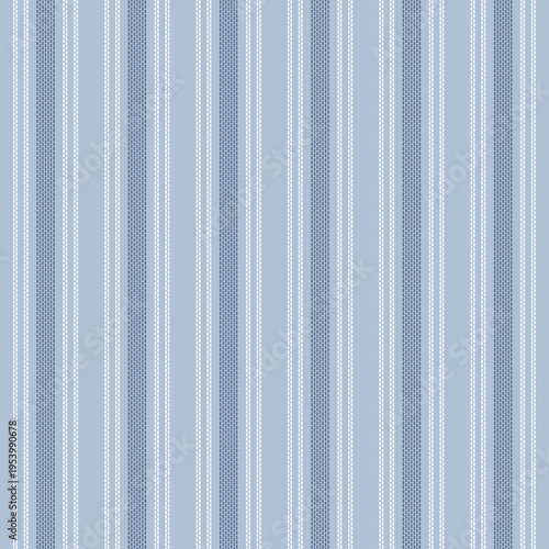 Blue Elegant Seamless Vertical Stripes Pattern Background