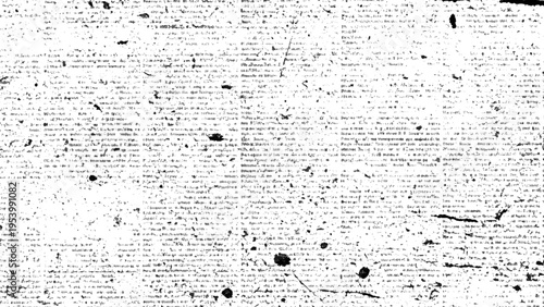 Vintage paper texture with ink splatters and scratches  old book page background