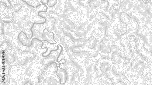 Black and white lines seamless Topographic map patterns, topography line map. Vintage outdoors style. The stylized height of the topographic map contour in lines and contours isolated on transparent.