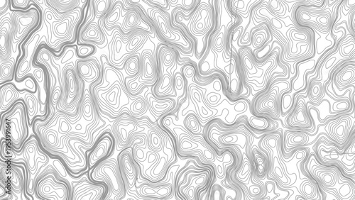 Topographic map background geographic line map with elevation assignments. Modern design with White background with topographic wavy pattern design.paper texture 