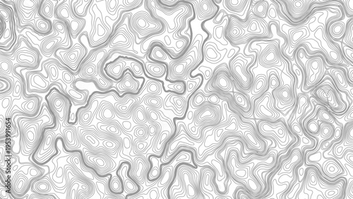 Topographic map background geographic line map with elevation assignments. Modern design with White background with topographic wavy pattern design.paper texture 