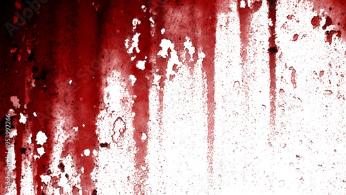 Red and white abstract background with water droplets on dirty surface grunge texture