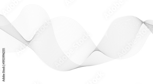 Abstract wavy curve lines background. Abstract frequency sound wave lines and technology curve lines background. Abstract business wave curve lines background.