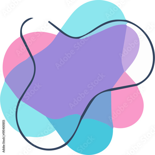 Liquid Blobs Vector Element